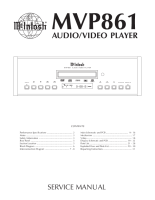 McIntosh MVP-861 - Service manual 